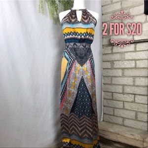 2 for $20/ Ali & Kris Silk Halter Maxi Dress